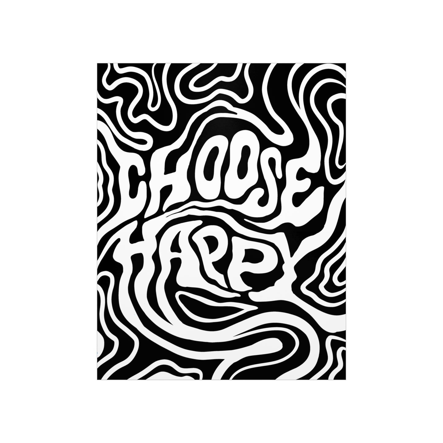 Choose Happy - Black